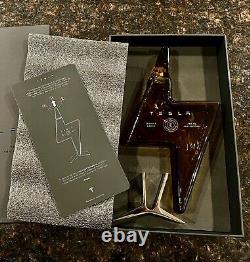 Tesla Tequila Empty Bottle Collectible With Stand And Box (NO ALCOHOL)