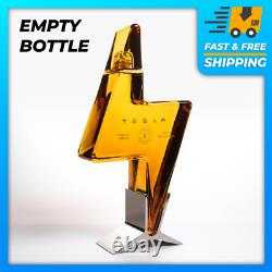 Tesla Tequila Empty Bottle + Stand + Box CONFIRMED ORDER, SHIPS FREE