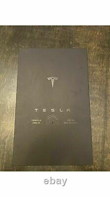 Tesla Tequila Empty Bottle + Stand + Box Limited Tequilla In Hand Fast Ship