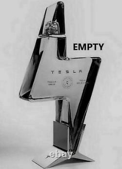 Tesla Tequila Empty Bottle & Stand-Collectors Item Confirmed Order LIMITED
