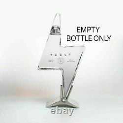 Tesla Tequila Empty Bottle + Stand SOLD OUT BRAND NEW, IN HAND, FAST SHIP