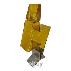 Tesla Tequila Empty Bottle with Metal Stand Original Lightning Bolt Design