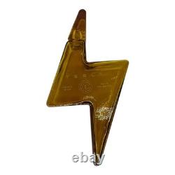 Tesla Tequila Empty Bottle with Metal Stand Original Lightning Bolt Design