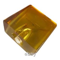 Tesla Tequila Empty Bottle with Metal Stand Original Lightning Bolt Design