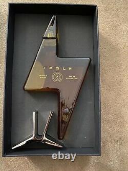 Tesla Tequila Lighting Bolt Bottle WITH STAND AND BOX LIMITED(Empty Bottle)