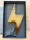 Tesla Tequila Lightning Bolt Decanter (empty) Brand New Limited Edition