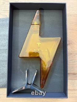 Tesla Tequila Lightning Bolt Decanter (Empty) Brand New Limited Edition