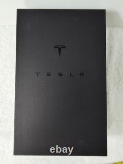 Tesla Tequila Lightning Bolt Decanter Empty Glass Bottle with Stand & Box Rare