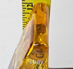 Tesla Tequila Lightning Bolt Decanter Empty Glass Bottle with Stand & Box Rare
