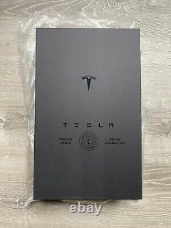Tesla Tequila Limited Edition Lightning Bottle, Lid, Box & Stand EMPTY