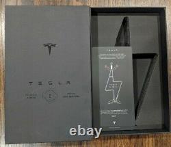 Tesla Tequila Limited Edition Lightning Bottle, Lid, Box & Stand -Empty Tequilla