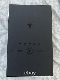 Tesla Tequila(empty Bottle), Stand, & Box(slightly Damaged)