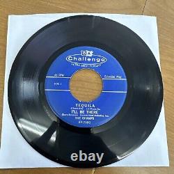 The Champs Tequila 45rpm EP 1958 Challenge EP7100 Original VG+ With Pic Slv
