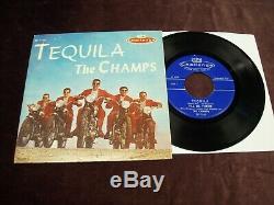 The Champs Tequila 7 45 Ep 1st Press Challenge 1958 USA Rock N Roll Etc