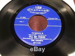 The Champs Tequila 7 45 Ep 1st Press Challenge 1958 USA Rock N Roll Etc