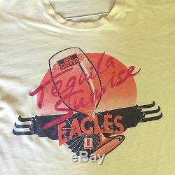The Eagles Tequila Sunrise Promo T-Shirt Jose Cuervo Asylum Records 1973