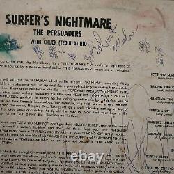 The Persuaders With Chuck (Tequila) Rio- Surfer's Nightmare SAT 5000 1963 VG