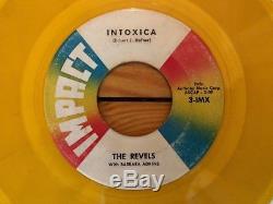 The Revels Intoxica / (Like) Tequila 1961 Impact 3-IMX 45 Yellow Vinyl VG