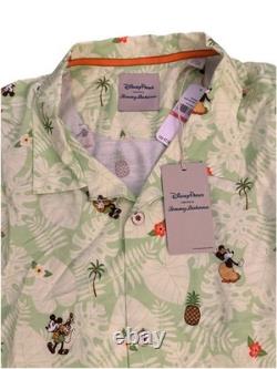Tommy Bahama Disney Park Mickey Minnie Vacation Shirt 3XL XXXL Tequila Green NWT
