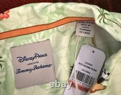 Tommy Bahama Disney Park Mickey Minnie Vacation Shirt 3XL XXXL Tequila Green NWT