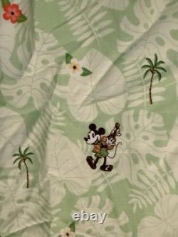 Tommy Bahama Disney Park Mickey Minnie Vacation Shirt 3XL XXXL Tequila Green NWT