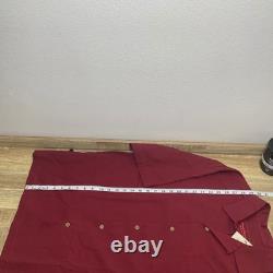Tommy Bahama Men Tequila Mocking Parrot Silk Cotton Camp Shirt Syrah Medium New