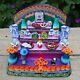 Traditional Day Of The Dead Altar Dog Mole Tequila Handmade Mexican Folk Art