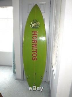 Tri Fin Surfboard Shortboard 6'4 Hornitos Tequila- Ride It/hang It