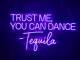 Trust Me You Can Dance Tequila Bar Sign Bar Wall Decor Wedding Bar Sign Outdoor
