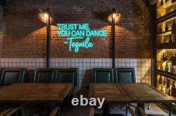 Trust Me You Can Dance Tequila Bar Sign Bar Wall Decor Wedding Bar Sign Outdoor