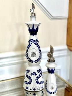 Two Oil Dispensers from Repurposed Clase Azul extremely rare 200ml & 750ml