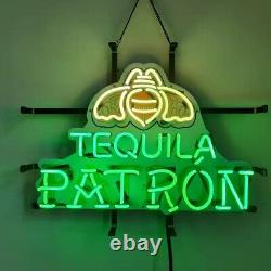 US Stock Tequila Patron Beer Neon Sign 19x15 Beer Bar Man Cave Pub Wall Decor