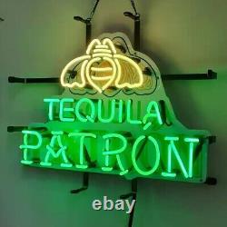 US Stock Tequila Patron Beer Neon Sign 19x15 Beer Bar Man Cave Pub Wall Decor