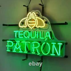US Stock Tequila Patron Neon Sign 19x15 Lamp Home Bar Wall Decor Artwork Gift