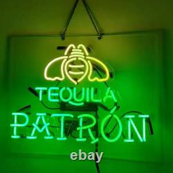 US Stock Tequila Patron Neon Sign 19x15 Lamp Home Bar Wall Decor Artwork Gift