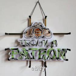 US Stock Tequila Patron Neon Sign 19x15 Lamp Home Bar Wall Decor Artwork Gift