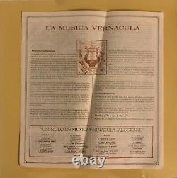 Un Siglo De Música Vernácula Jalisciense Tequila Sauza Vinyl 1973 PROMO