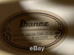 Used Ibanez AS153 Artstar TQS Tequila Sunrise Electric Guitar withoriginal Case