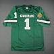 Vintage Jose Cuervo Shirt Large Green Football Jersey Soccer Tequila Margarita