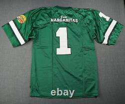 VINTAGE Jose Cuervo Shirt Large Green Football Jersey Soccer Tequila Margarita