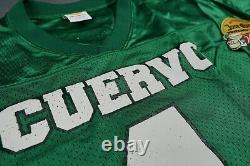VINTAGE Jose Cuervo Shirt Large Green Football Jersey Soccer Tequila Margarita