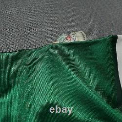 VINTAGE Jose Cuervo Shirt Large Green Football Jersey Soccer Tequila Margarita