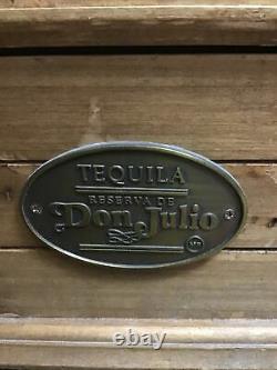 VINTAGE Tequila Reserva de Don Julio EMPTY Wooden Wood Collectible Box