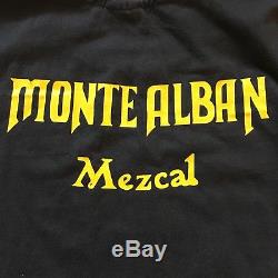 VTG 80s Monte Alban Mezcal Tequila Eat The Worm Axl Rose GNR T Shirt 50/50 XL
