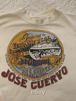 VTG Jose Cuervo Tequila T Shirt XL Single Stitch Cindy Jordan Friend Mine READ