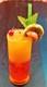 Vtg Woo & Locke Tequila Sunrise Cocktail 3d Food Drink Refrigerator Magnet Htf