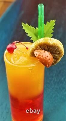 VTG Woo & Locke Tequila Sunrise Cocktail 3D Food Drink Refrigerator Magnet HTF