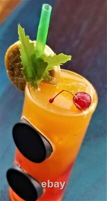 VTG Woo & Locke Tequila Sunrise Cocktail 3D Food Drink Refrigerator Magnet HTF