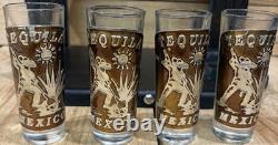 Very Cool Tequila Set Bar Stand, Gun Bottle + Shot Glass Mexican Tequila, Great