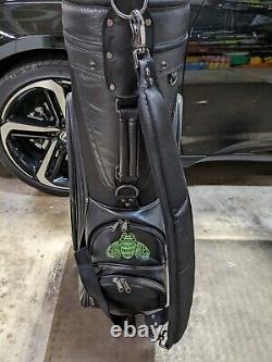 Very Nice RARE Club Glove Billboard Staff Bag Patron Tequila with Rain Hood Black